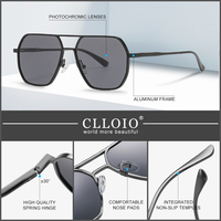 CLLOIO-الألومنيوم النظارات الشمسية اللونية للرجال والنساء ، نظارات الشمس المستقطبة ، نظارات القيادة المضادة للوهج ، الحرباء الموضة ، جديد - الصورة 5